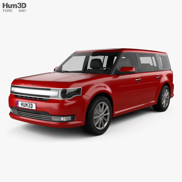 Ford Flex Limited 2015 3D 모델 