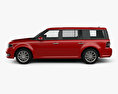 Ford Flex Limited 2015 Modelo 3D vista lateral