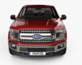 Ford F-150 Super Crew Cab XLT 2020 3D 모델  front view