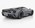Ford GT 概念 HQインテリアと 2017 3Dモデル