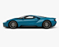 Ford GT Konzept mit Innenraum 2017 3D-Modell Seitenansicht
