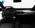 Ford GT Conceito com interior 2017 Modelo 3d dashboard