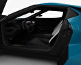 Ford GT Концепт з детальним інтер'єром 2017 3D модель seats
