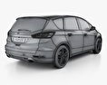 Ford S-MAX 인테리어 가 있는 2017 3D 모델 