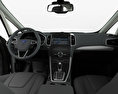 Ford S-MAX con interni 2017 Modello 3D dashboard
