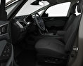 Ford S-MAX com interior 2017 Modelo 3d assentos