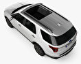 Ford Explorer (U502) Platinum 2018 3Dモデル top view