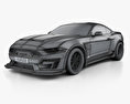 Ford Mustang Shelby Super Snake クーペ 2020 3Dモデル wire render