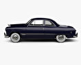 Ford Custom Club coupé 1949 3D-Modell Seitenansicht