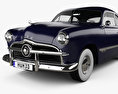 Ford Custom Club 쿠페 1949 3D 모델 