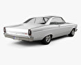 Ford Fairlane 500GT 쿠페 1966 3D 모델  back view