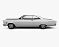 Ford Fairlane 500GT 쿠페 1966 3D 모델  side view