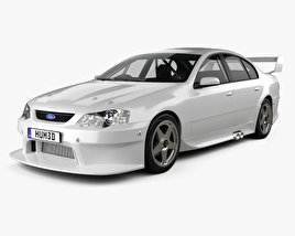 3D model of Ford Falcon V8 Supercars 2018