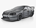 Ford Falcon V8 Supercars 2018 3D 모델  wire render