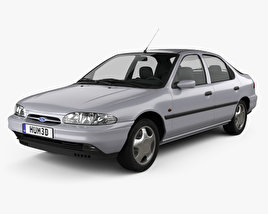 Ford Mondeo 해치백 1996 3D 모델 