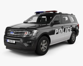 Ford Expedition Police 2020 3D model