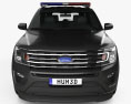 Ford Expedition Polizei 2020 3D-Modell Vorderansicht