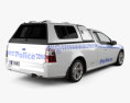 Ford Falcon UTE XR6 Поліція 2010 3D модель back view