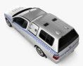 Ford Falcon UTE XR6 Polizia 2010 Modello 3D vista dall'alto