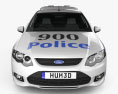 Ford Falcon UTE XR6 Policía 2010 Modelo 3D vista frontal