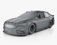 Ford Fusion NASCAR 2018 3Dモデル wire render