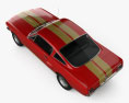Ford Mustang 350GT 1969 3D模型 顶视图