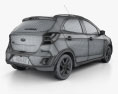 Ford Ka plus Active Freestyle Fließheck 2022 3D-Modell