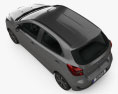 Ford Ka plus Ultimate hatchback 2022 3d model top view