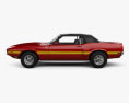 Ford Mustang Shelby GT500 convertible 1969 3d model side view