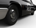 Ford Galaxie 500 Hardtop Dallas Police 4 portes 1963 Modèle 3d