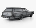 Ford Galaxie 旅行車 1973 3D模型