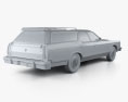 Ford Galaxie ステーションワゴン 1973 3Dモデル