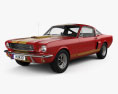 Ford Mustang GT350H Shelby HQインテリアと 1966 3Dモデル