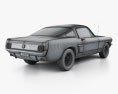 Ford Mustang GT350H Shelby mit Innenraum 1966 3D-Modell
