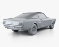 Ford Mustang GT350H Shelby com interior 1966 Modelo 3d