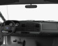 Ford F-350 Regular Cab Flatbed com interior 2016 Modelo 3d dashboard