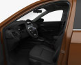 Ford Escort com interior 2017 Modelo 3d assentos