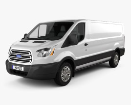 3D model of Ford Transit Panel Van L2H1 US-spec 2017