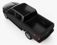 Ford F-150 Super Crew Cab 5.5ft bed XLT 2020 3D模型 顶视图