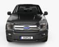 Ford F-150 Super Crew Cab 5.5ft bed XLT 2020 3D 모델  front view