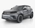 Ford Territory CN-spec 2021 3d model wire render