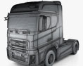 Ford F-Max Camion Tracteur 2021 Modèle 3d wire render