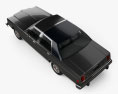 Ford LTD Crown Victoria 1991 3D模型 顶视图