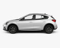 Ford Focus Active hatchback 2021 3d model side view