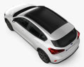 Ford Focus Active hatchback 2021 3d model top view