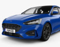 Ford Focus ST-Line 掀背车 2021 3D模型