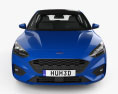 Ford Focus ST-Line ハッチバック 2021 3Dモデル front view