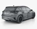 Ford Focus Titanium 해치백 2021 3D 모델 
