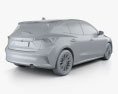 Ford Focus Titanium ハッチバック 2021 3Dモデル