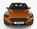 Ford Focus Active turnier 2021 3d model front view